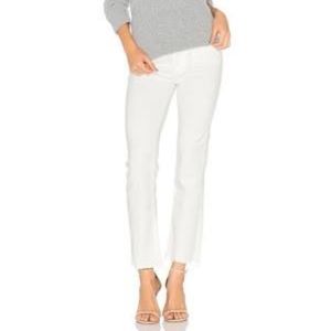 Black Orchid Bardot Raw Hem Straight Fray Jean 28